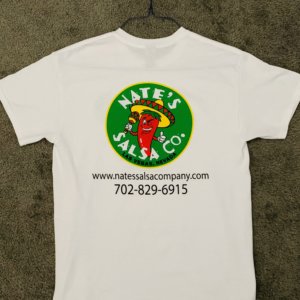 T-shirt design for Nates Salsa Company • Las Vegas NV